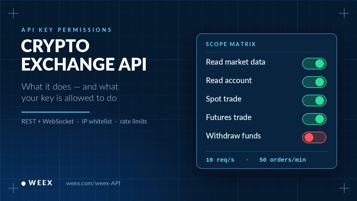 加密貨幣交易所 API:功能解析與 API Key 權限指南