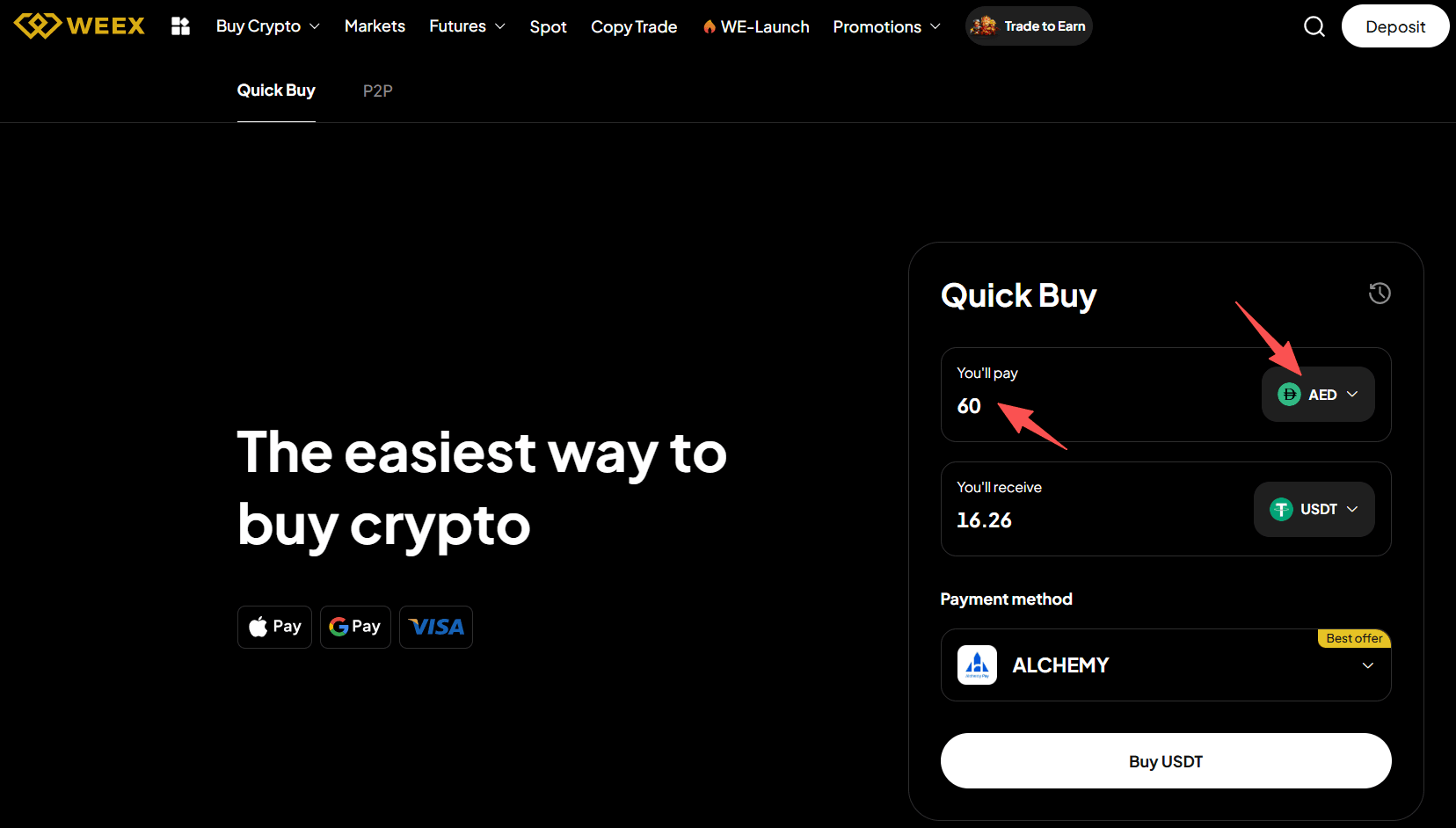 什么是 WEEX OTC 以及如何在 WEEX OTC 上使用 AED 购买 USDT?