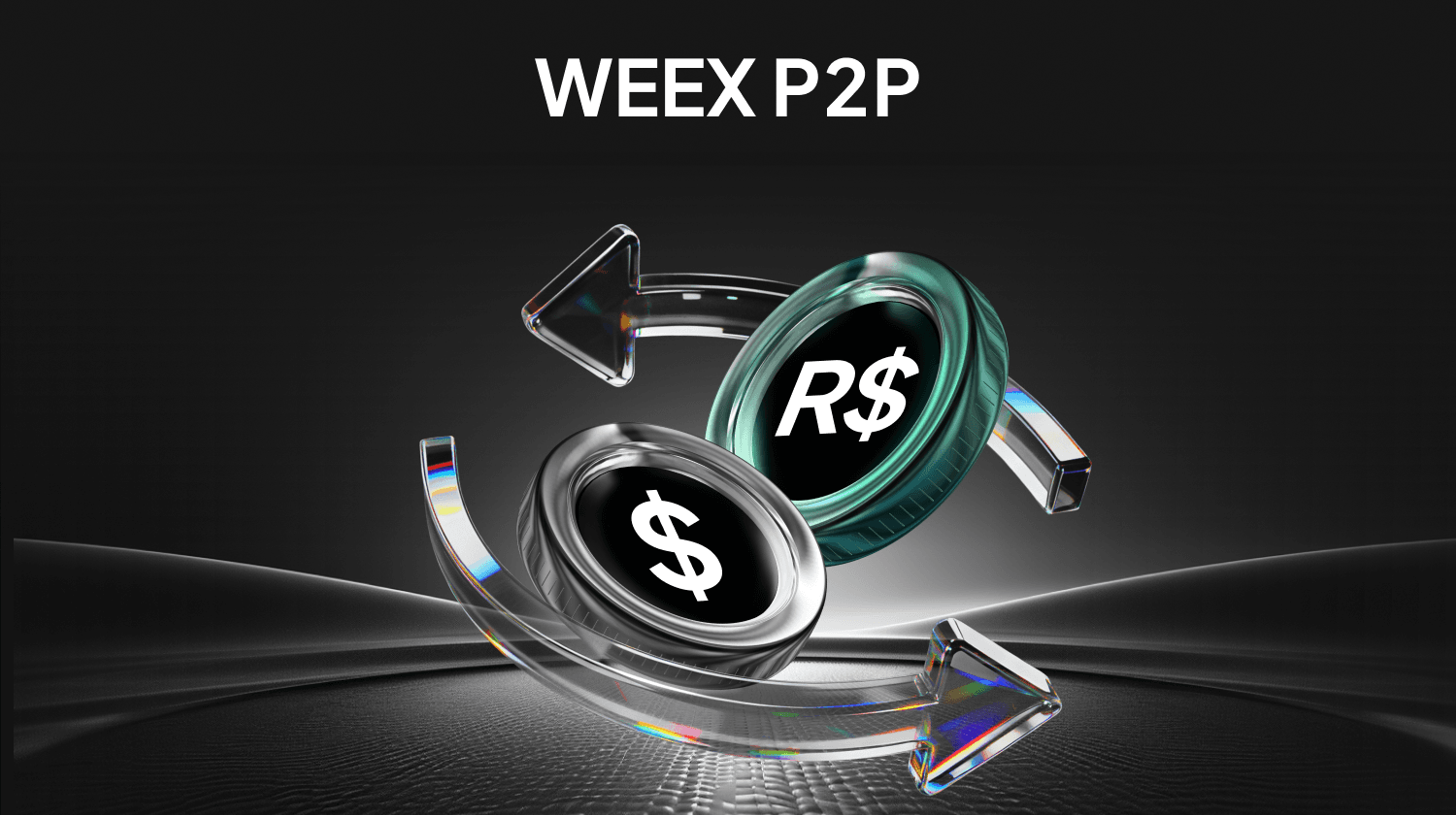 透過 WEEX P2P 使用 Pix 購買加密貨幣 – 0 手續費與 24/7 BRL 廣告