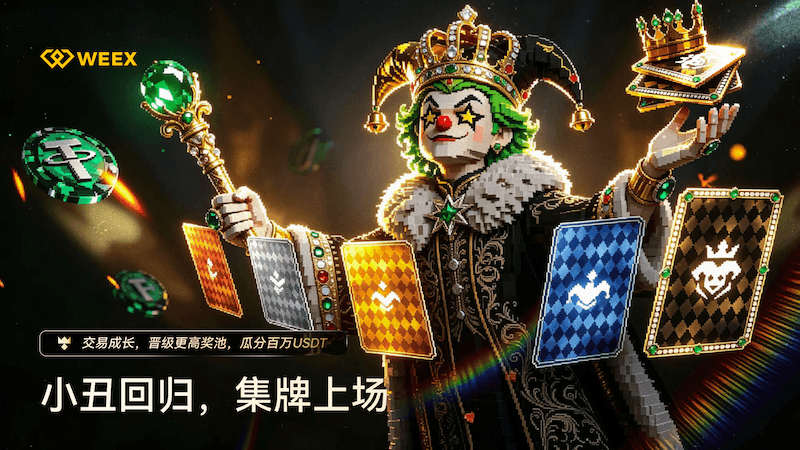 WEEX小丑牌第四期重磅回归：玩法再升级，瓜分百万USDT