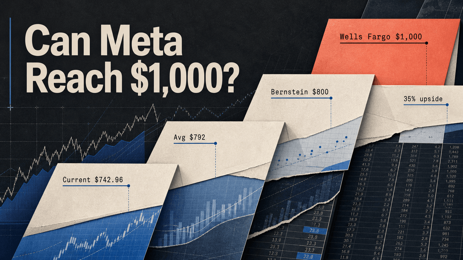 META 能达到1,000美元吗?富国银行、杰富瑞和伯恩斯坦的 Meta 股票目标价透露了什么