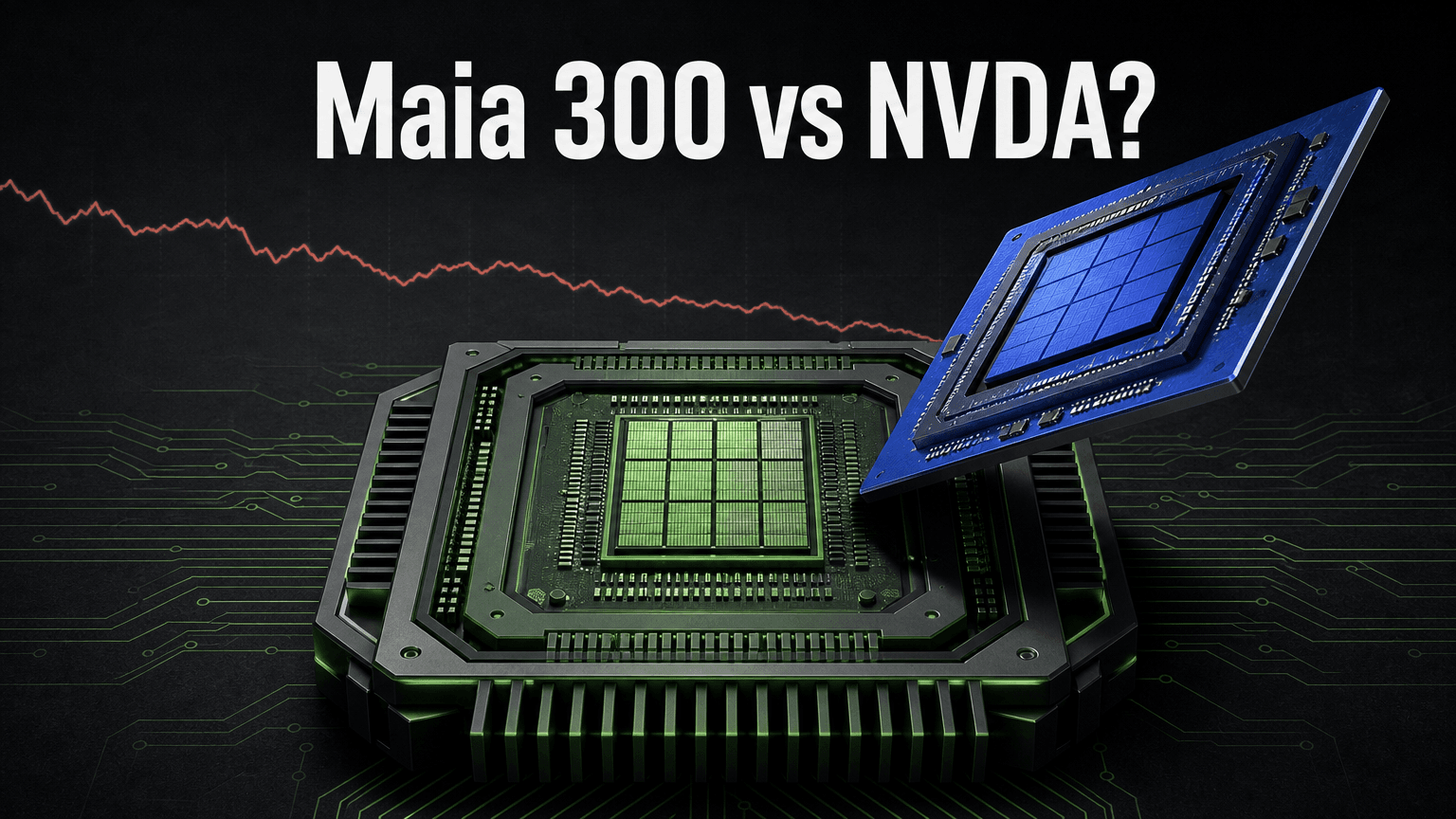 Nvidia Stock Falls After Microsoft's Maia 300: Is Custom Silicon a Real Threat to NVDA?