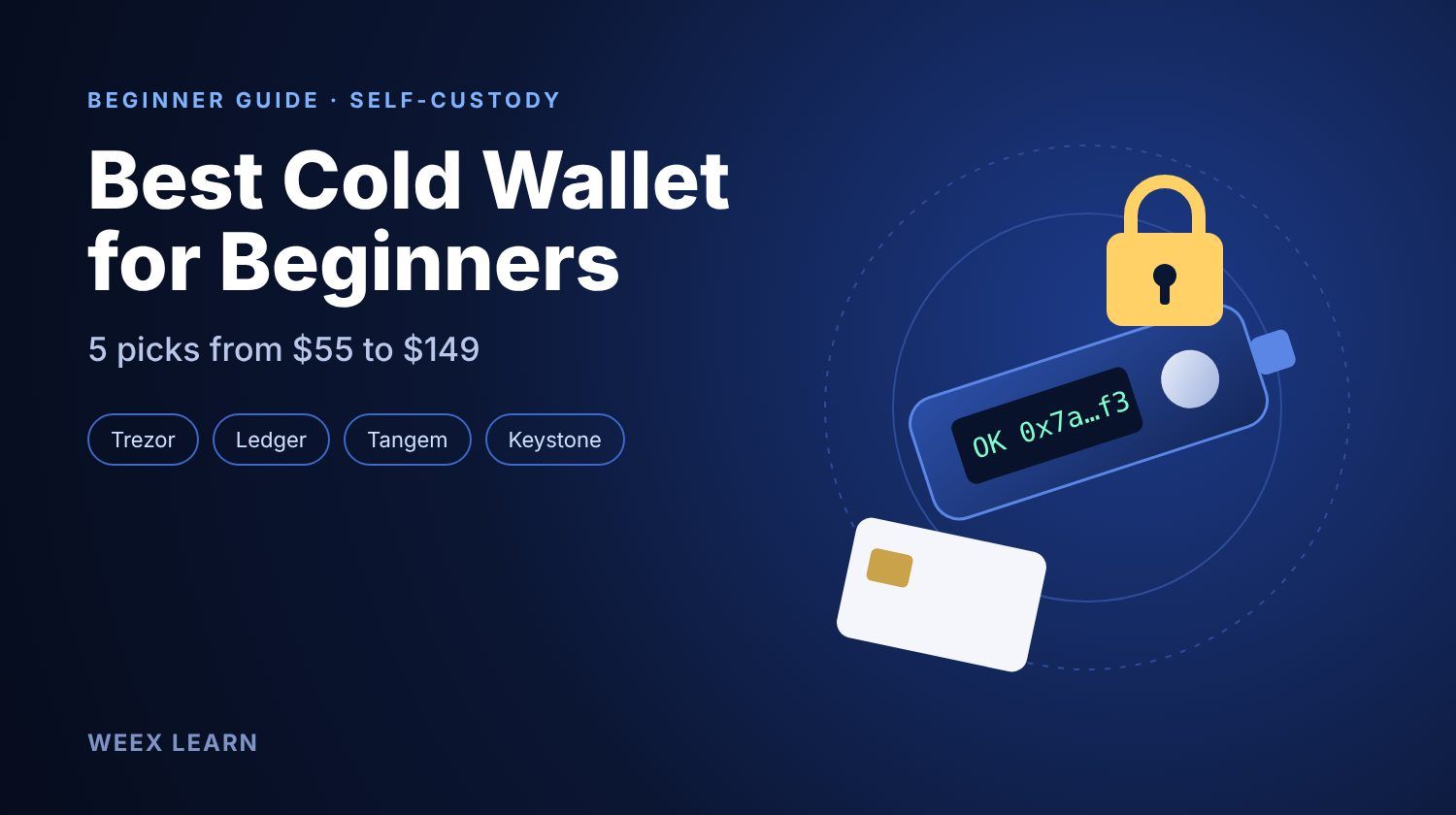 Best Cold Wallet Crypto for Beginners: 5 Picks Under $150