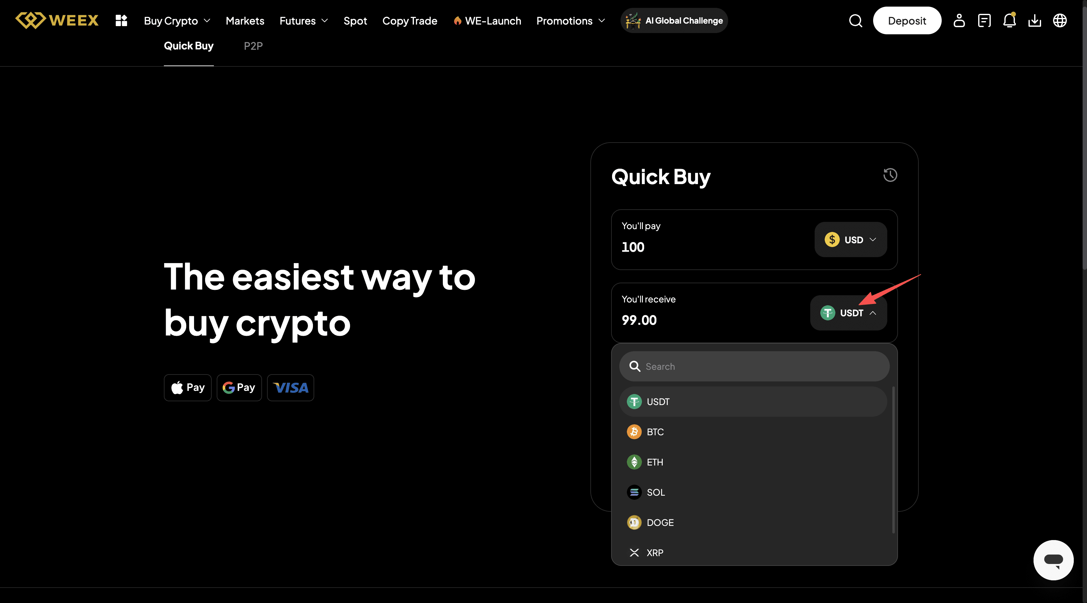 What is Crypto OTC Exchange and How to Buy USDT with Credit card on WEEX OTC?